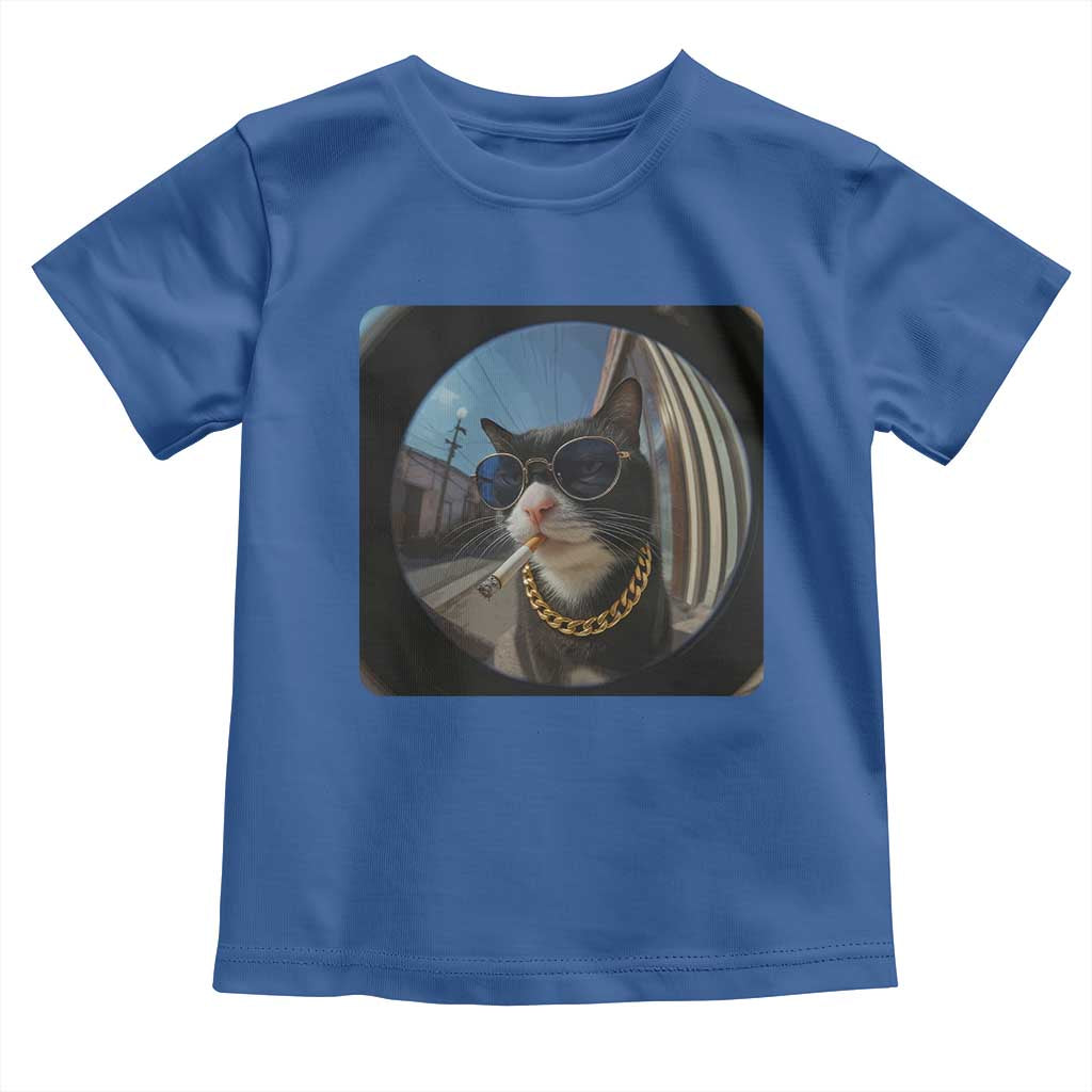Smoking Cat Toddler T Shirt Meme Funny Cool Kitten - Wonder Print Shop
