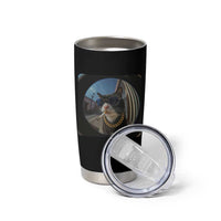 Smoking Cat Tumbler Cup Meme Funny Cool Kitten