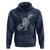 Rock N Roll Hoodie Skeleton Hand Playing Guitar Heavy Metal Music - Wonder Print Shop