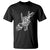 Rock N Roll T Shirt Skeleton Hand Playing Guitar Heavy Metal Music - Wonder Print Shop