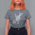 Rock N Roll T Shirt For Women Skeleton Hand Playing Guitar Heavy Metal Music - Wonder Print Shop