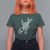 Rock N Roll T Shirt For Women Skeleton Hand Playing Guitar Heavy Metal Music - Wonder Print Shop