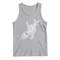 Rock N Roll Tank Top Skeleton Hand Playing Guitar Heavy Metal Music - Wonder Print Shop