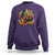 Halloween Rock Sweatshirt Skeleton Playing Guitar Rock And Roll - Wonder Print Shop