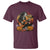 Halloween Rock T Shirt Skeleton Playing Guitar Rock And Roll - Wonder Print Shop