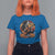 Halloween Rock T Shirt For Women Skeleton Playing Guitar Rock And Roll - Wonder Print Shop