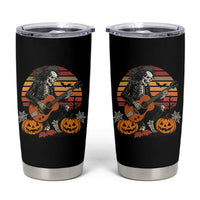 Halloween Rock Tumbler Cup Skeleton Playing Guitar Rock And Roll