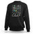 Halloween Rock And Roll Sweatshirt Skeleton Playing Guitar - Wonder Print Shop