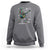 Halloween Rock And Roll Sweatshirt Skeleton Playing Guitar - Wonder Print Shop