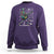 Halloween Rock And Roll Sweatshirt Skeleton Playing Guitar - Wonder Print Shop