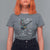 Halloween Rock And Roll T Shirt For Women Skeleton Playing Guitar - Wonder Print Shop