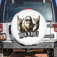 Funny Bigfoot Rock N Roll Spare Tire Cover Music Lover Sasquatch - Wonder Print Shop