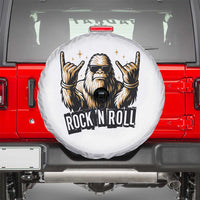 Funny Bigfoot Rock N Roll Spare Tire Cover Music Lover Sasquatch - Wonder Print Shop