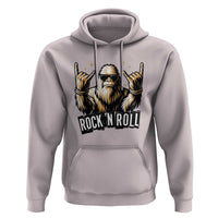 Funny Bigfoot Rock N Roll Hoodie Music Lover Sasquatch - Wonder Print Shop