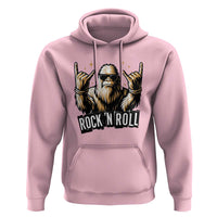 Funny Bigfoot Rock N Roll Hoodie Music Lover Sasquatch - Wonder Print Shop