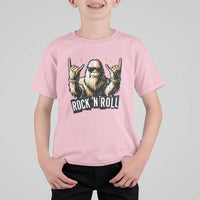Funny Bigfoot Rock N Roll T Shirt For Kid Music Lover Sasquatch - Wonder Print Shop