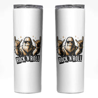 Funny Bigfoot Rock N Roll Skinny Tumbler Music Lover Sasquatch