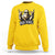 Funny Bigfoot Rock N Roll Sweatshirt Music Lover Sasquatch - Wonder Print Shop