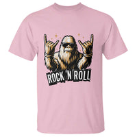 Funny Bigfoot Rock N Roll T Shirt Music Lover Sasquatch - Wonder Print Shop