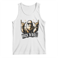 Funny Bigfoot Rock N Roll Tank Top Music Lover Sasquatch - Wonder Print Shop