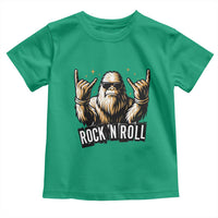 Funny Bigfoot Rock N Roll Toddler T Shirt Music Lover Sasquatch - Wonder Print Shop