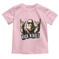 Funny Bigfoot Rock N Roll Toddler T Shirt Music Lover Sasquatch - Wonder Print Shop