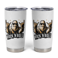 Funny Bigfoot Rock N Roll Tumbler Cup Music Lover Sasquatch