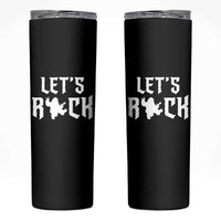 Bigfoot Rock N Roll Skinny Tumbler Funny Lets Rock Music Lover