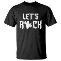 Bigfoot Rock N Roll T Shirt Funny Lets Rock Music Lover - Wonder Print Shop