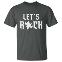 Bigfoot Rock N Roll T Shirt Funny Lets Rock Music Lover - Wonder Print Shop