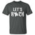 Bigfoot Rock N Roll T Shirt Funny Lets Rock Music Lover - Wonder Print Shop
