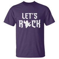 Bigfoot Rock N Roll T Shirt Funny Lets Rock Music Lover - Wonder Print Shop