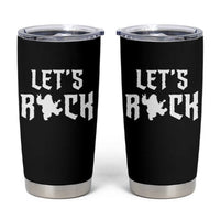 Bigfoot Rock N Roll Tumbler Cup Funny Lets Rock Music Lover