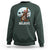 Christmas Bigfoot Sweatshirt Believe Funny Santa Rock N Roll - Wonder Print Shop