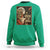 Funny Rock And Roll Sweatshirt Cat Playing Electric Guitar Music Lover - Wonder Print Shop