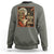 Funny Rock And Roll Sweatshirt Cat Playing Electric Guitar Music Lover - Wonder Print Shop