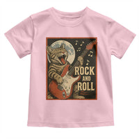 Funny Rock And Roll Toddler T Shirt Cat Playing Electric Guitar Music Lover - Wonder Print Shop