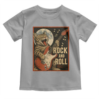 Funny Rock And Roll Toddler T Shirt Cat Playing Electric Guitar Music Lover - Wonder Print Shop