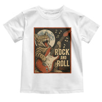 Funny Rock And Roll Toddler T Shirt Cat Playing Electric Guitar Music Lover - Wonder Print Shop