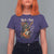 Funny Rock Star Cat Playing Electric Guitar T Shirt For Women Music Lover - Wonder Print Shop