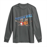 Raccoon Rock And Roll Long Sleeve Shirt Funny Rock Band Playing Guitar Electric Music Lover - Wonder Print Shop