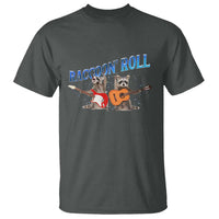 Raccoon Rock And Roll T Shirt Funny Rock Band Playing Guitar Electric Music Lover - Wonder Print Shop