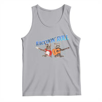 Raccoon Rock And Roll Tank Top Funny Rock Band Playing Guitar Electric Music Lover - Wonder Print Shop