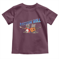 Raccoon Rock And Roll Toddler T Shirt Funny Rock Band Playing Guitar Electric Music Lover - Wonder Print Shop