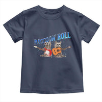Raccoon Rock And Roll Toddler T Shirt Funny Rock Band Playing Guitar Electric Music Lover - Wonder Print Shop