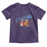 Raccoon Rock And Roll Toddler T Shirt Funny Rock Band Playing Guitar Electric Music Lover - Wonder Print Shop
