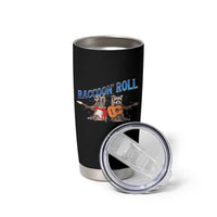 Raccoon Rock And Roll Tumbler Cup Funny Rock Band Playing Guitar Electric Music Lover