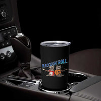 Raccoon Rock And Roll Tumbler Cup Funny Rock Band Playing Guitar Electric Music Lover