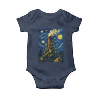 Starry Night Hops Brewery Baby Onesie Vintage Hops Beer Lover Painterly