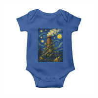 Starry Night Hops Brewery Baby Onesie Vintage Hops Beer Lover Painterly